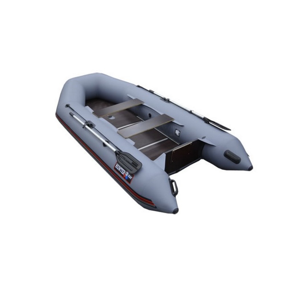 Лодка ПВХ Хантер 320 ЛК (серый)