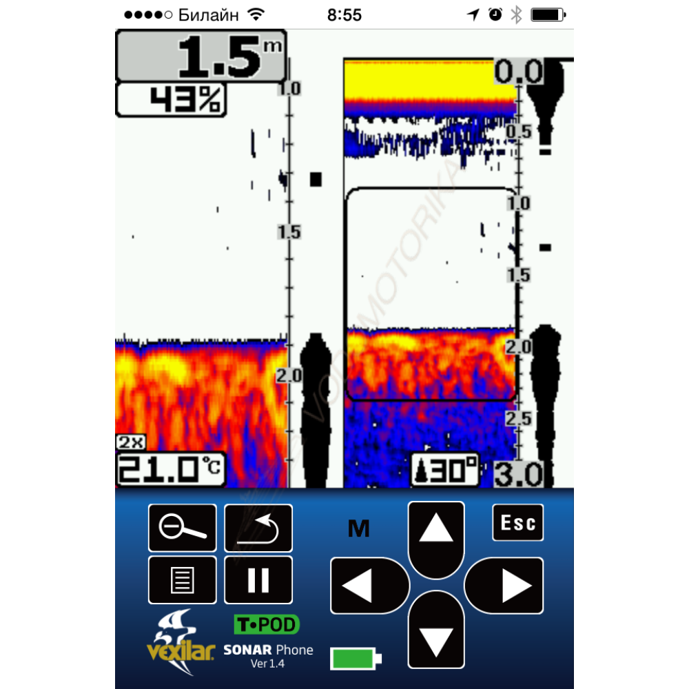 Эхолот Vexilar SONAR Phone SP100