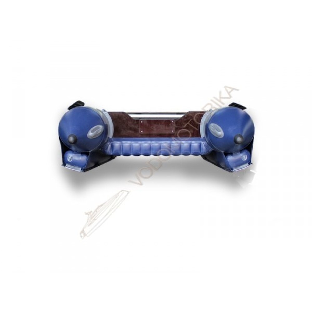 Надувной катамаран Флагман 460К (пиксельный камуфляж)