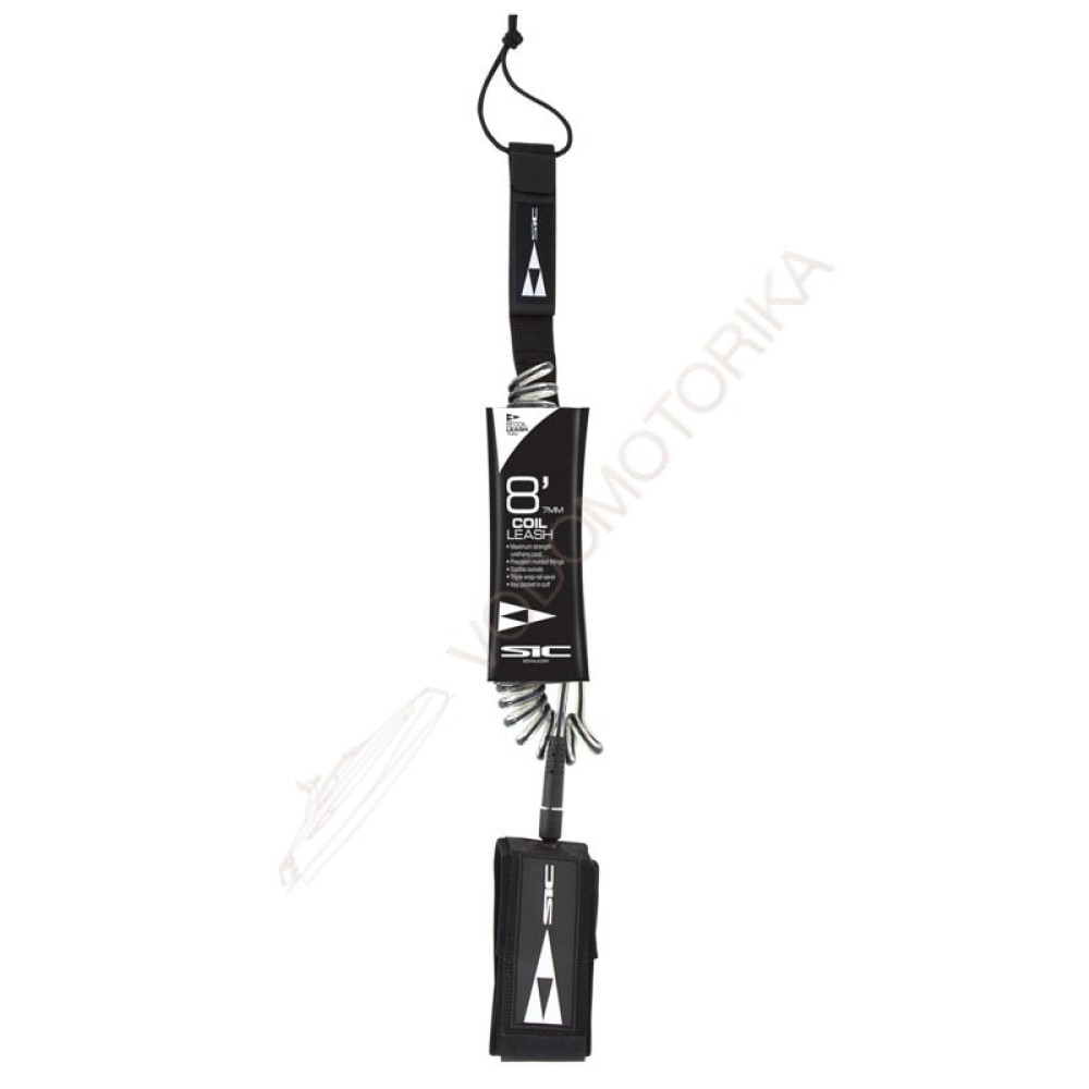 Лиш JP SUP Leash Coil (8ft x 7mm) Black