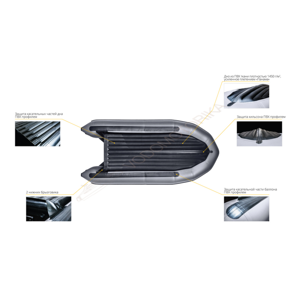 Надувная лодка Apache 3300 НДНД Prof