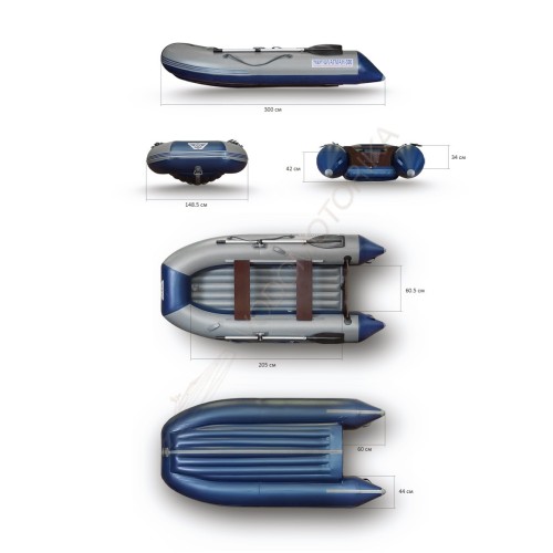 Надувная лодка Флагман 300