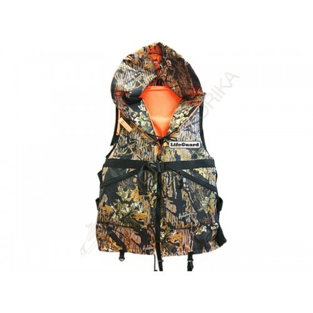 Спасательный жилет LIFEGUARD STANDARD S (камуфляж/оранжевый)