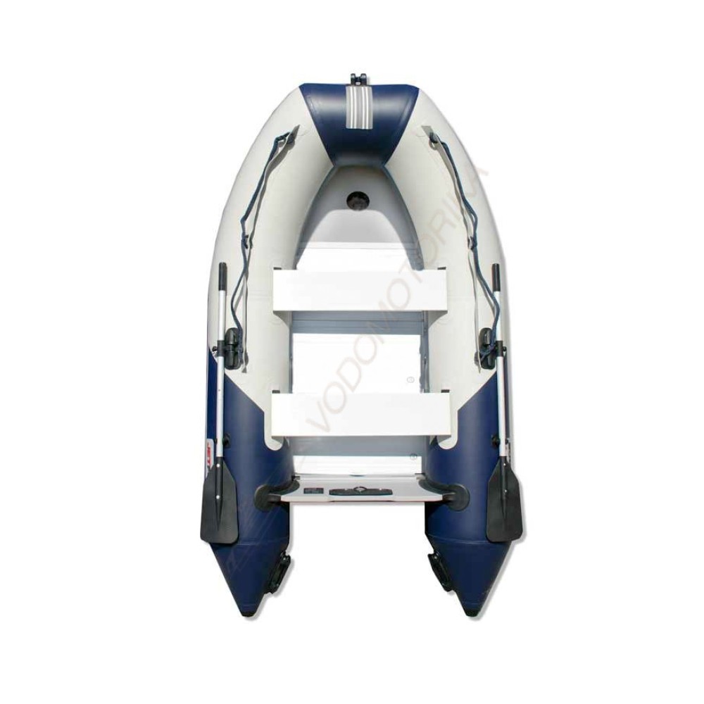 Лодка надувная Jet Force 270 SD Plywood ( бело-синий )