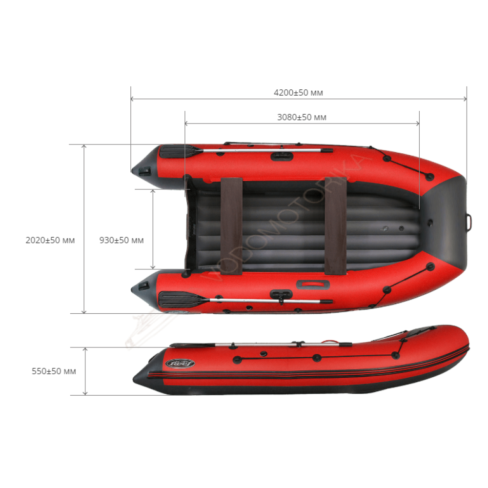 Лодка надувная REEF 420 НД Тритон