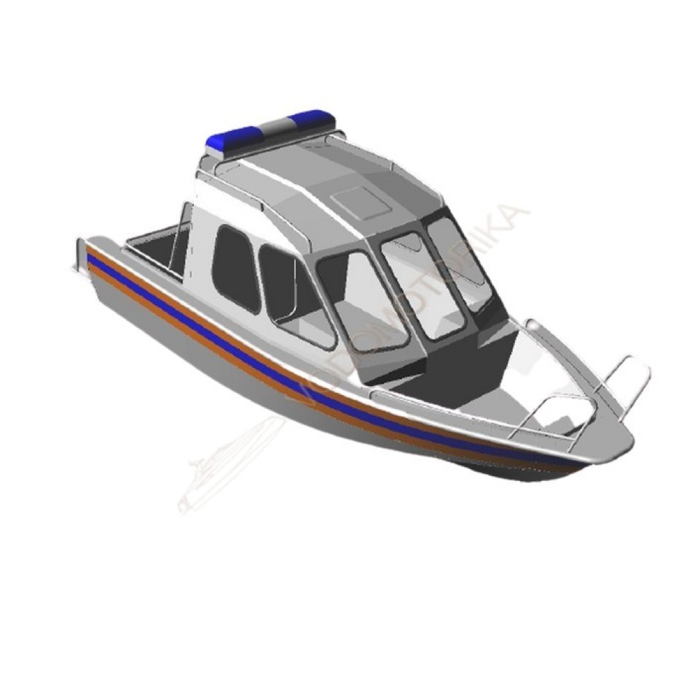 Алюминиевая моторная лодка RusBoat 65R