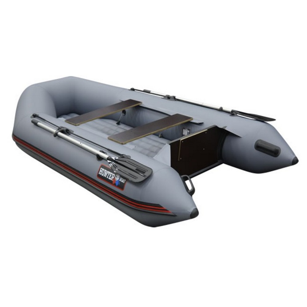 Лодка Хантер 290 ЛН (серый)