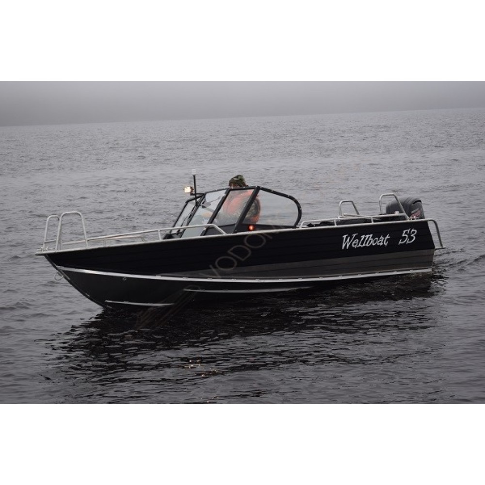 Алюминиевая лодка Wellboat 53 Fish