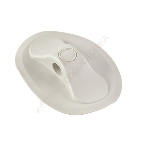 Крепление леера овальное, белое WIDELY