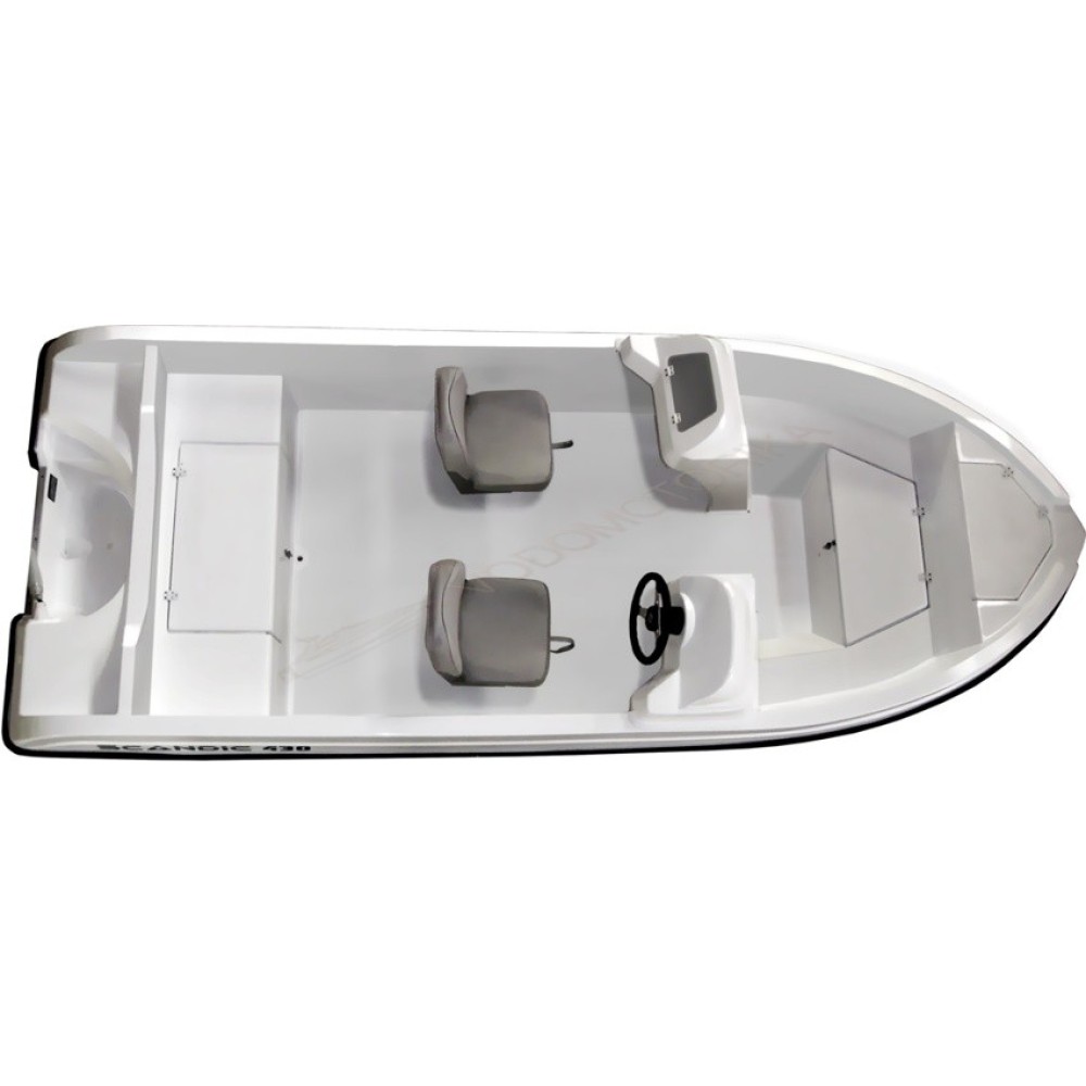 Стеклопластиковая моторная лодка SCANDIC HAVET 430 DС