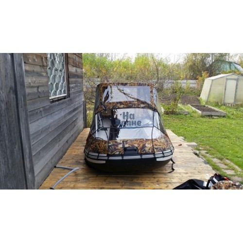 Тент-КОМБИ для лодки ПВХ 450-500