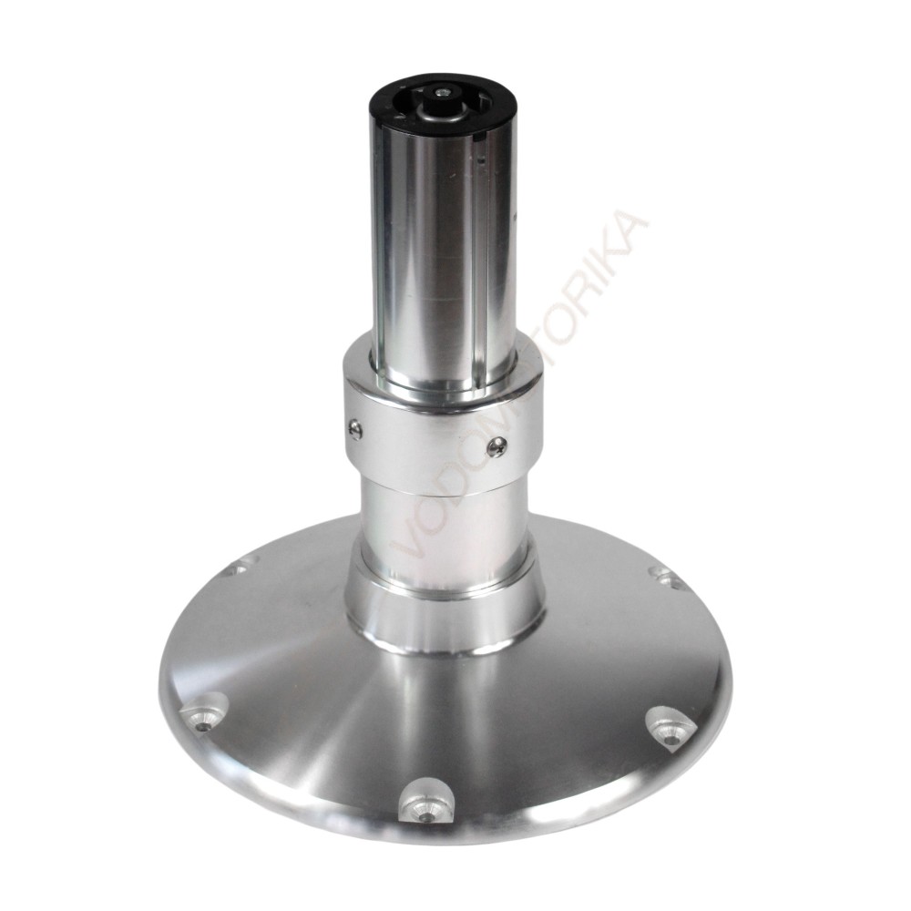 Стойка под сиденье HEAVY DUTY регулируемая 295-395 мм "газлифт", стойка 73 мм, основание 300 мм