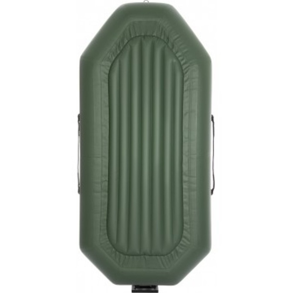 Лодка Тонар Шкипер А260нт навесной транец, надувное дно (зеленый)