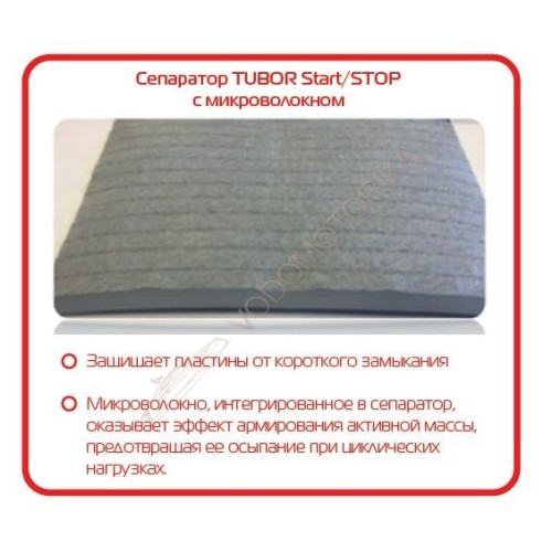 Аккумулятор Tubor OEM EFB 6СТ-80.0 VL (Start-Stop)