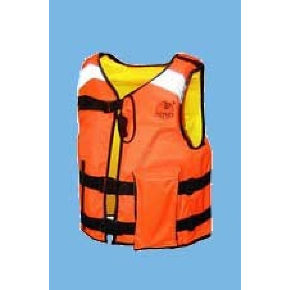 Спасательный жилет МАСТЕР 100N оранжевый (размер 124-132 см)