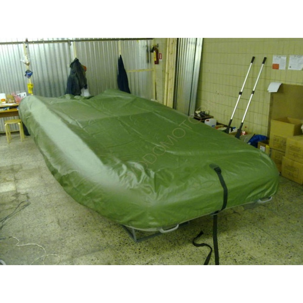 Тент транспортировочный на лодку Ротан 380 К (зеленый)