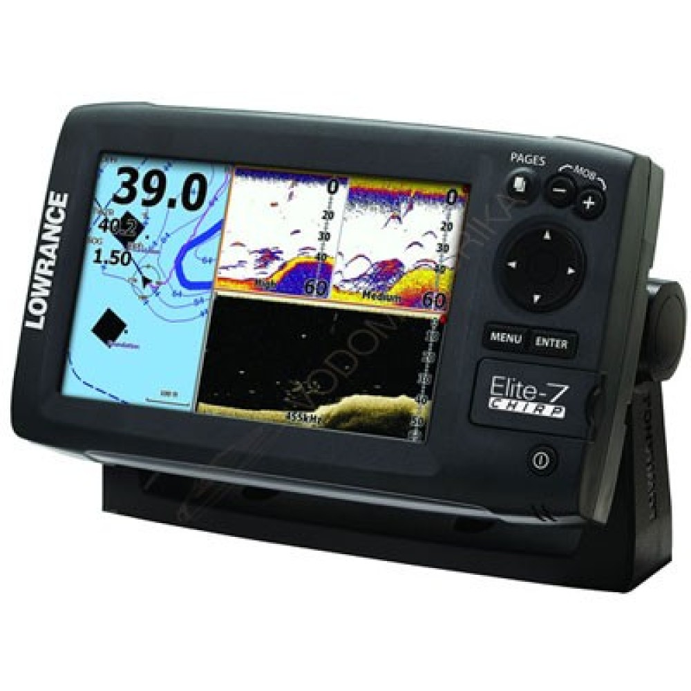Картплоттер-эхолот Lowrance Elite-7 CHIRP (50/200+455/800kHz)