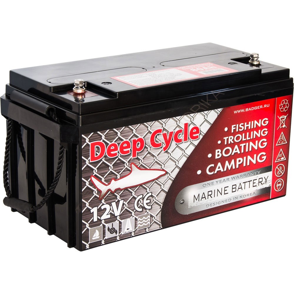 Аккумулятор глубокого разряда Marine Deep Cycle AGM 6FM80D-X