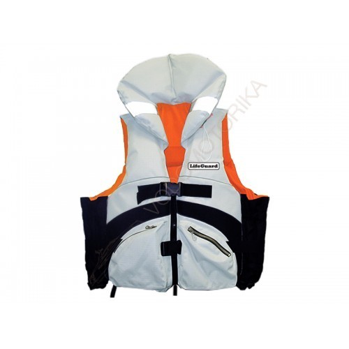 Спасательный жилет LIFEGUARD PREMIUM XXXL (серый/оранжевый)