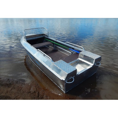 Алюминиевая моторно-гребная лодка Вятка Профи 40