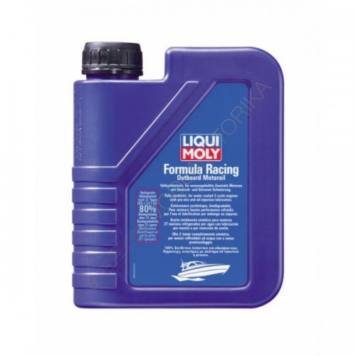 Синтетическое моторное масло для 2-тактных двигателей лодок LiquiMoly Formula Racing Outboard Motoroil, 1L