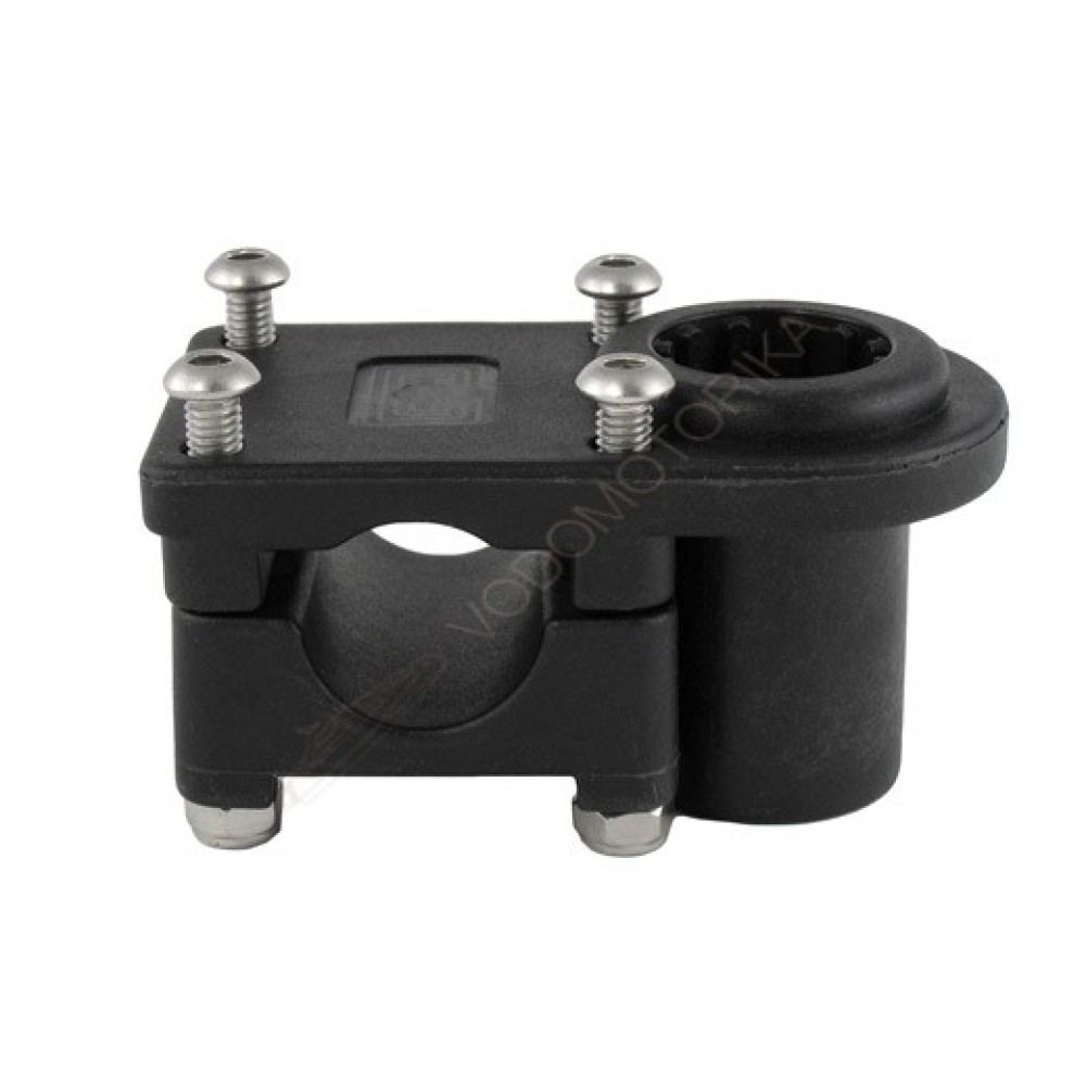 Крепление подставки под удочку на леер круглый/квадратный, черное CFMT104