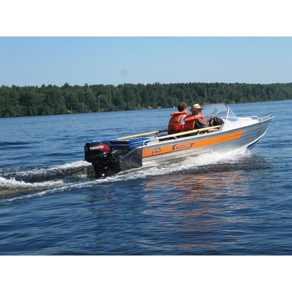 Алюминиевая лодка Wellboat 46 классика