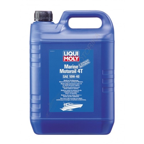 Полусинтетическое моторное масло для лодок Liqui Moly Marine Motoroil 4T 10W-40,5L