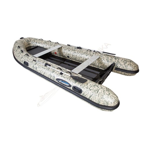 Надувная лодка RIB GLADIATOR AL B 420 цифровой камуфляж