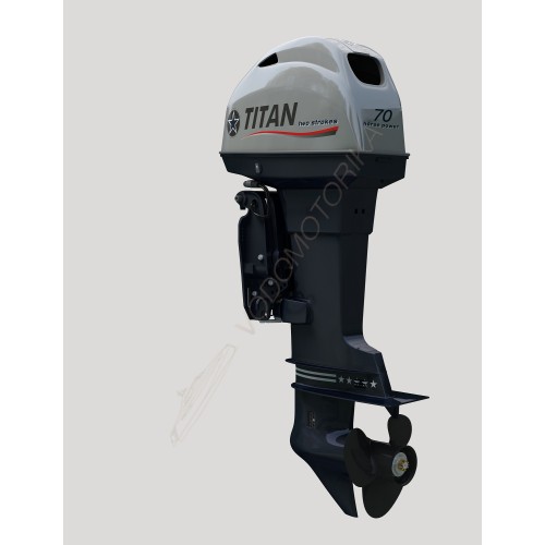 Лодочный мотор TITAN TP70AERDL 70 л.с. двухтактный