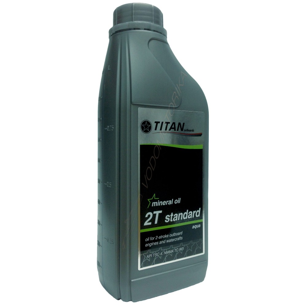 Моторное масло для 2-х тактных двигателей TITAN 2T standard API TSC-4,NMMA TC-W3 (aqua)