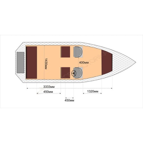 Алюминиевый катер WYATBOAT Wyatboat-490 DCM