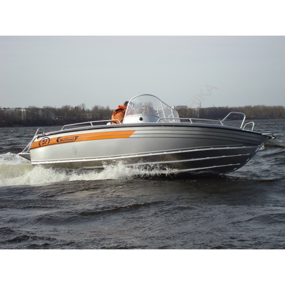 Алюминиевая лодка Wellboat 51 DC