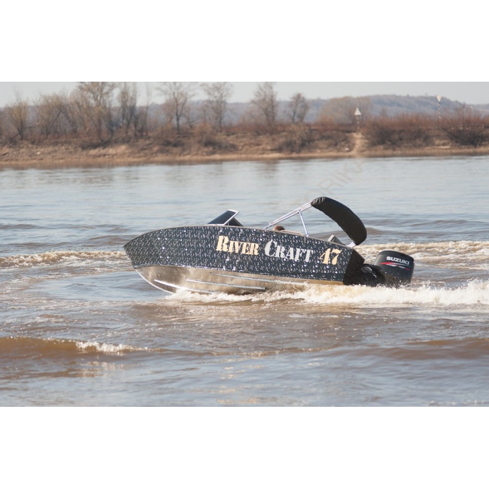 Алюминиевая моторно-гребная лодка RIVERCRAFT RC 47 Touring