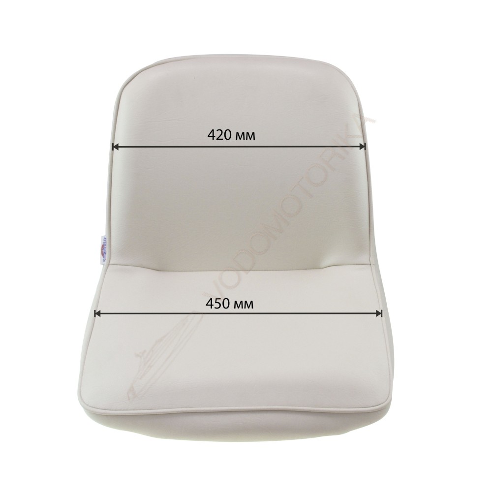 Кресло FIRST MATE мягкое, материал белый винил (1001006C)