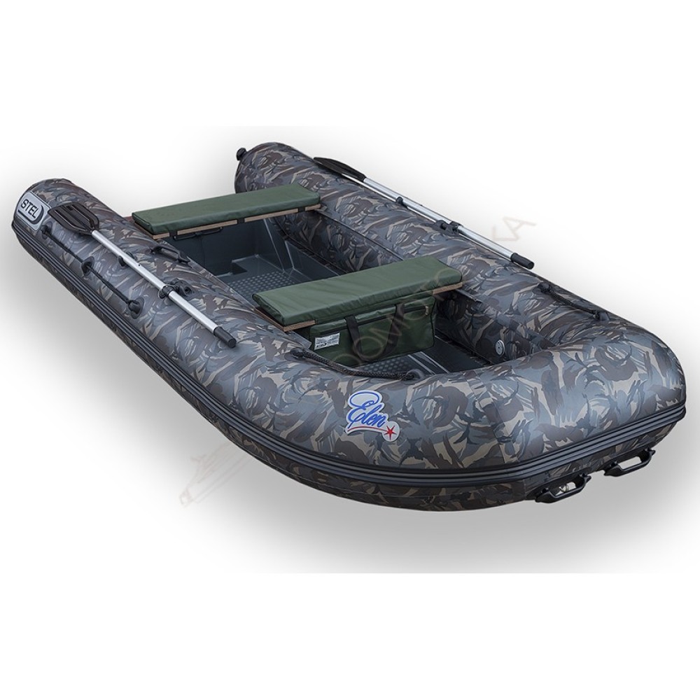 Жестко-надувная лодка Велес ( Stel ) R-375 Elen (камуфляж)