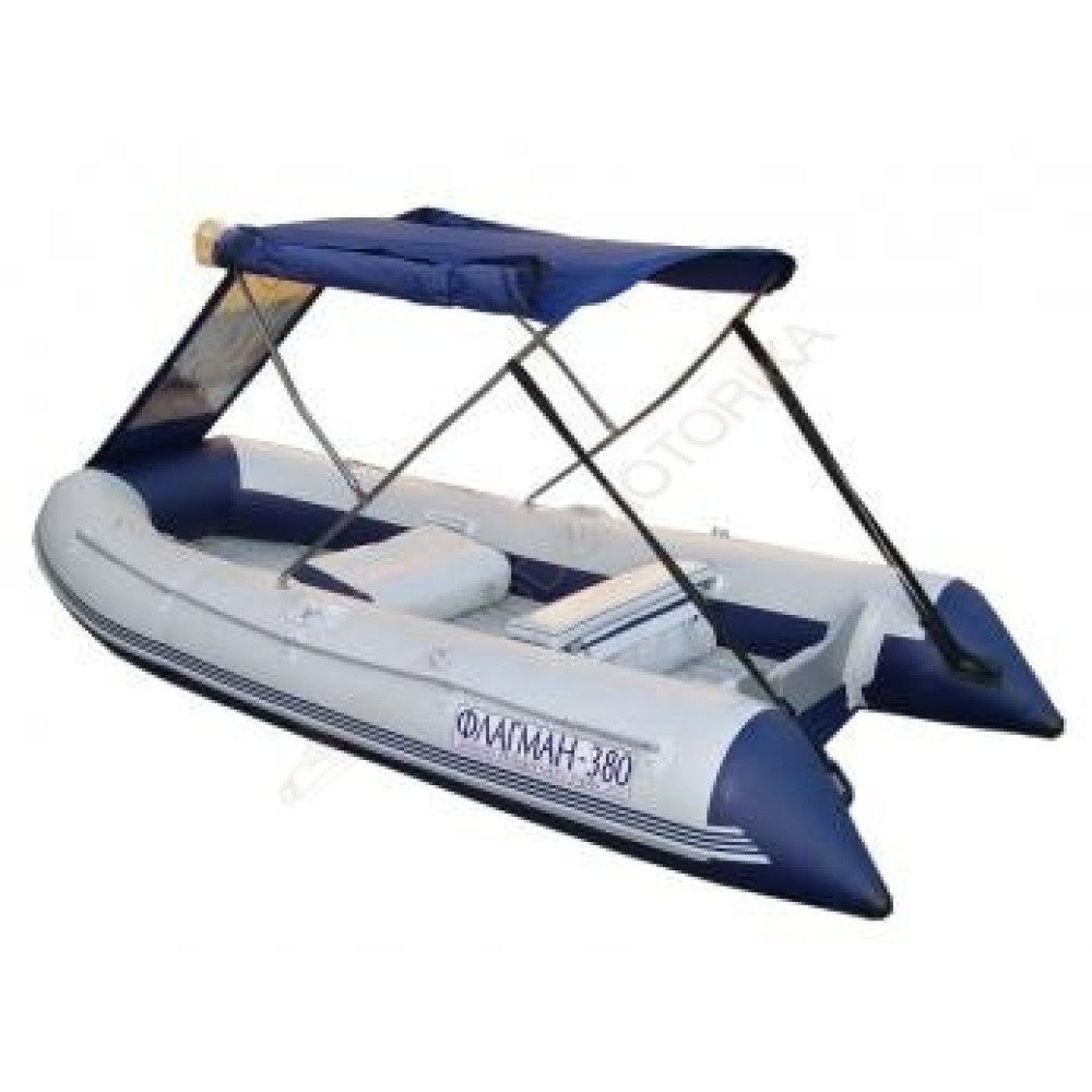 Тент кабриолетного типа для надувных лодок ФЛАГМАН