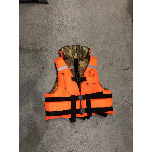 Двухсторонний спасательный жилет Капитан 100 кг ГОСТ