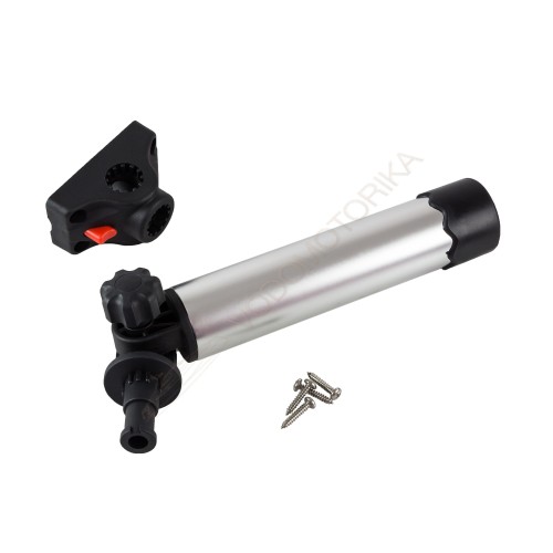 Подставка под удочку черная/серебряная в комплекте с креплением CFMT303 CFRH307