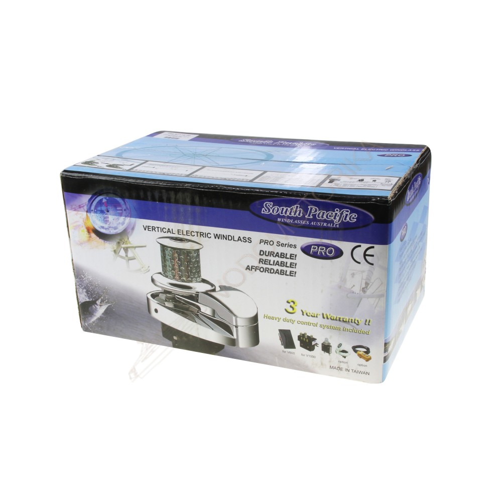 Лебедка якорная VS1000 вертикальная, 1100Вт, 12В
