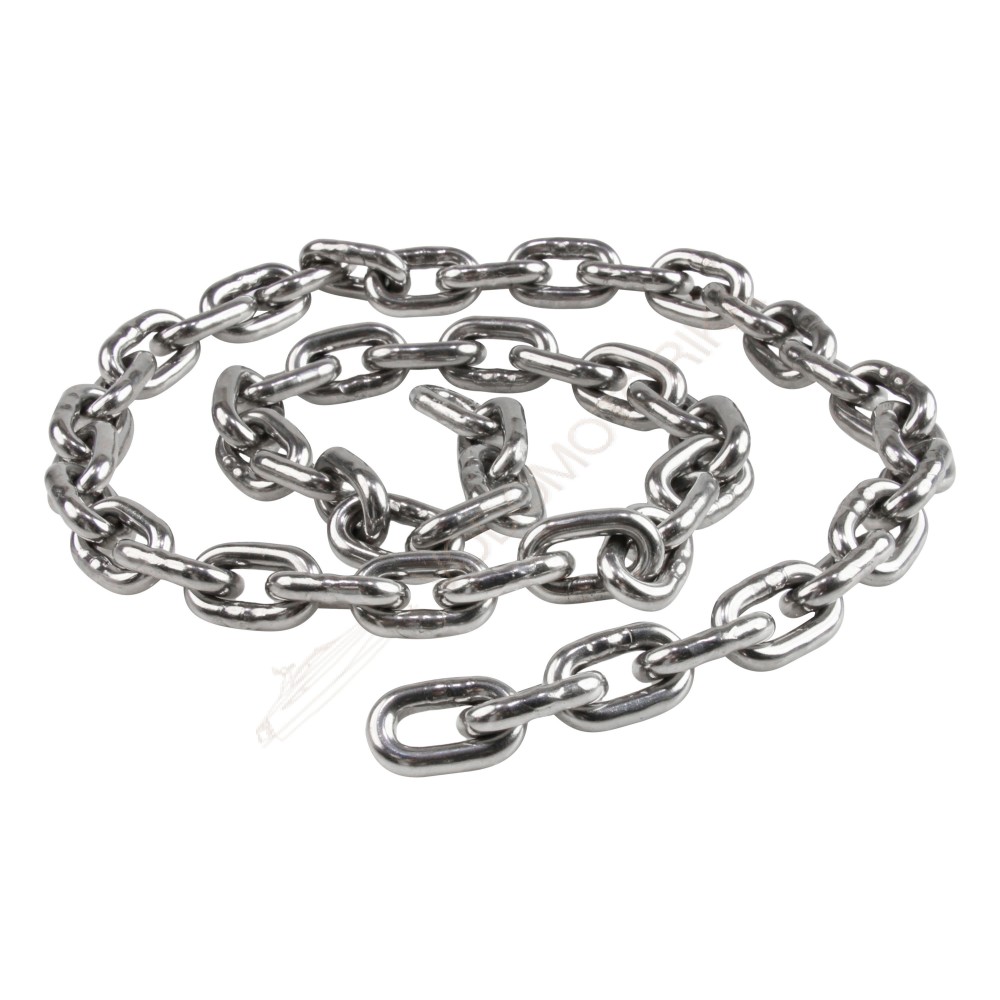 Цепь якорная нержавеющая 6 мм, DIN766