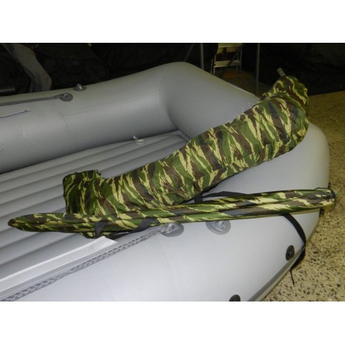 Тент ходовой на лодку Ротан 380 зеленый камуфляж