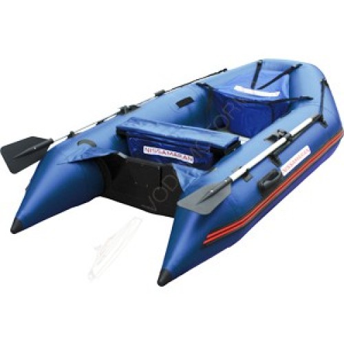 Лодка NISSAMARAN MUSSON 270 ( синий ) дерев. пол P/L