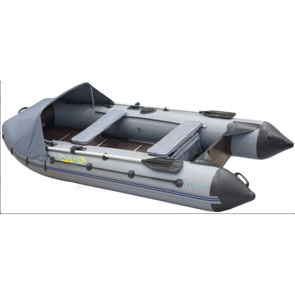 Лодка надувная Адмирал 320 Classic Lux светло - черный