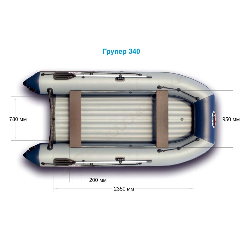 Надувная лодка Grouper 340