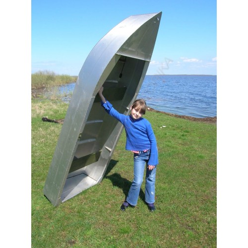 Алюминиевая лодка Малютка-Н 2.9м с булями